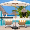 Tangkula Patio Fillable Umbrella Base Stand Holder 1.5" Water&Sand Filled Weighted Market - 4 of 4