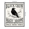 Amanti Art Black Crow Halloween Dark by Anne Tavoletti Canvas Wall Art Print Framed 23-in. x 28-in. - 4 of 4