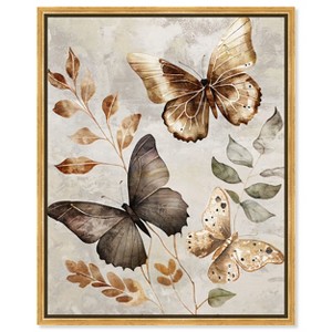 Art Remedy Butterfly Dance V Elegant Butterfly Wall Art Framed - 1 of 4