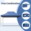 10x20 Pop Up Canopy with Sidewalls Outdoor Canopy Tent Heavy Duty Party Tent with Roller Bag, Height Adjustable, Weatherproof UV Defense-ModernLuxe - 3 of 4