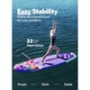 SLOOSH 10'6" Inflatable Stand Up Paddle Board with Premium Accessories, EVA Deck, Ultra-Light Carry Bag Pump for Youth & Adults of All Skill Levels - 4 of 4