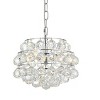 Elegant Lighting Savannah 12 inch pendant in chrome - 3 of 4