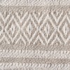 50"x60" Adobe Striped Faux Shearling Throw Blanket Neutral - Design Imports: Cozy Boho Style, Hypoallergenic - 3 of 4