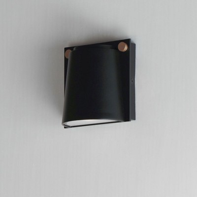 Maxim Lighting Rivet 1 - Light Wall Light in  Black/Antique Brass