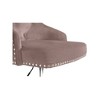 Meridian Furniture,Claude Pink Velvet Adjustable Stool - 4 of 4