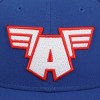 Marvel Universe Captain America A Logo Blue Snapback Hat-OSFA - 4 of 4
