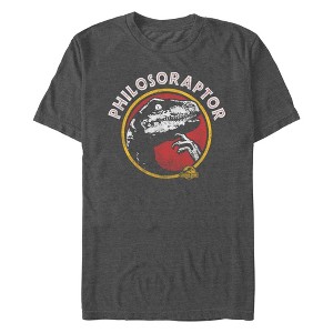 Men's Jurassic Park Deep Thinker Philosoraptor Dinosaur T-Shirt - 1 of 3