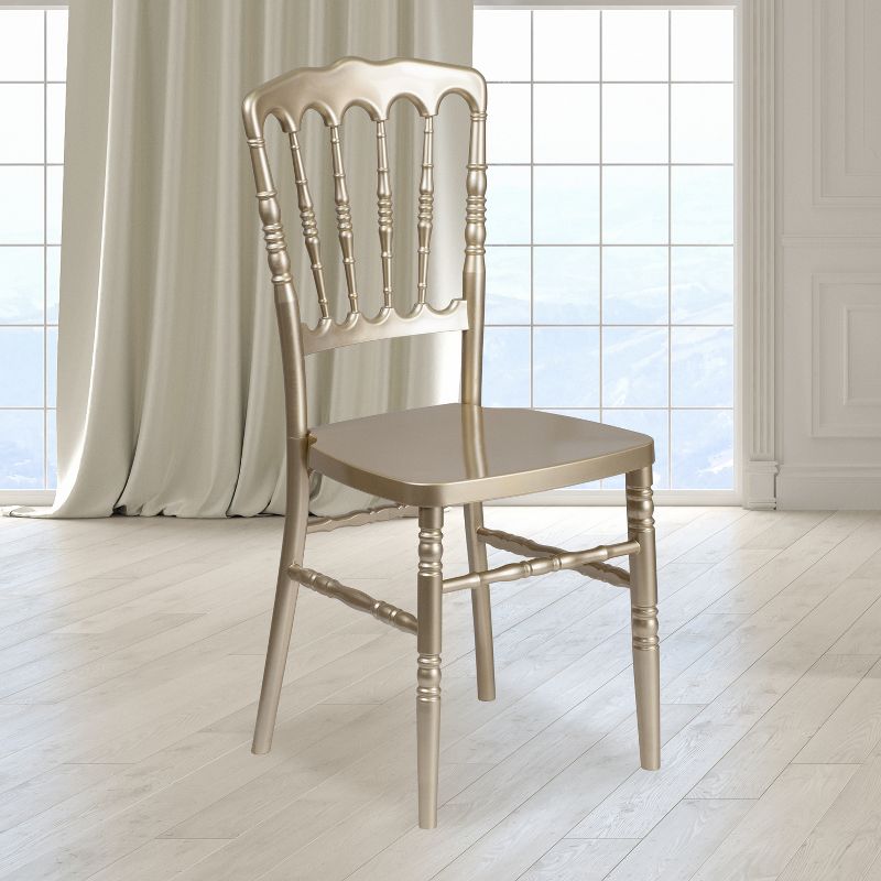 Flash Furniture HERCULES Series Resin Stacking Napoleon Chair, 3 of 12