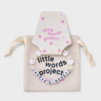 Little Words Project Choose Kindness Beaded Bracelet - Light Mauve