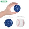 Unique Bargains Wicker Rattan Decorative DIY Crafts Balls 6 Pcs - 2 of 4