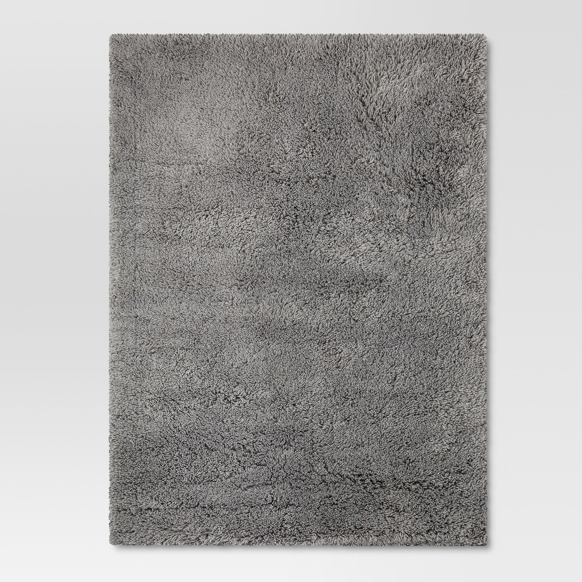 5'x7' Plush Shag Washable Rug Gray - Room Essentials™