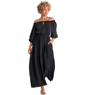 VENUS Womens Off-The-Shoulder Jumpsuit