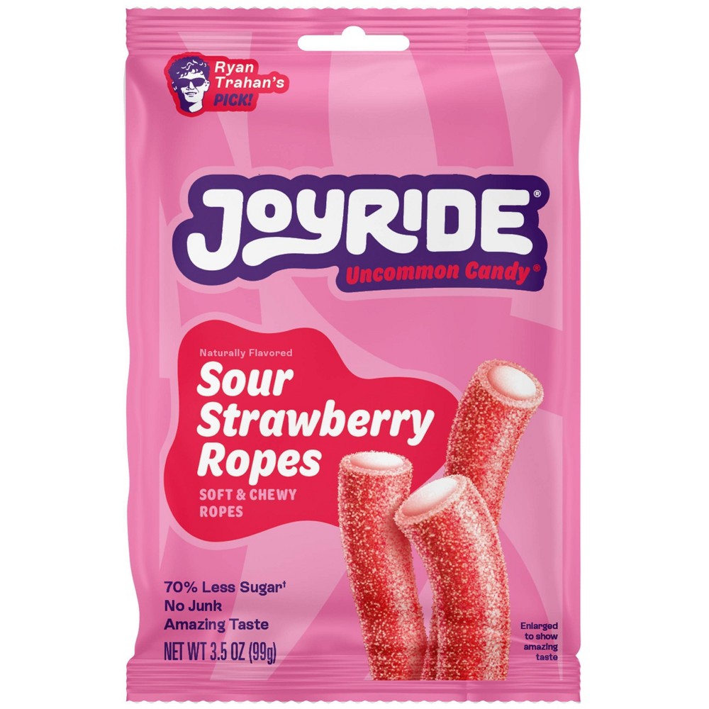UPC 844911008669 - JOYRIDE Sour Strawberry Ropes Candy - 3.5oz ...