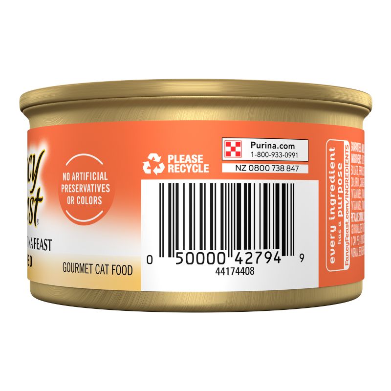 Purina Fancy Feast Flaked Wet Cat Food - 3oz Can, 6 of 8