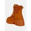 Wellerman Faux Fur Detail Chunky Hiker Boots Women - 3 of 4