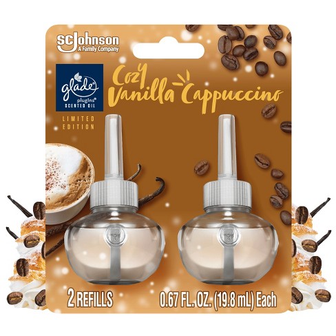 Glade PlugIns Scented Oil Air Freshener - Cozy Vanilla Cappuccino