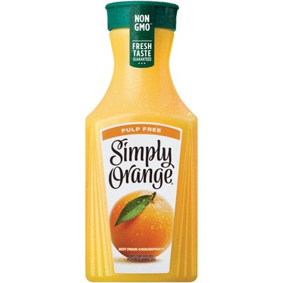 Simply Orange Pulp Free Juice - 52 fl oz