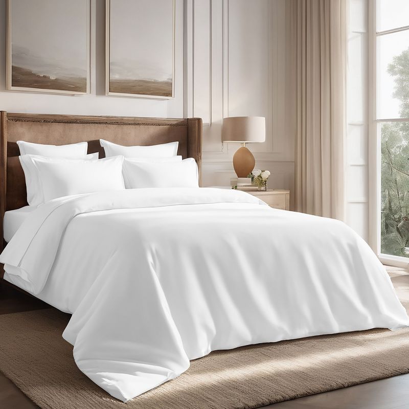 Soft Silk-Like Cooling Bed Sheets, Deep Pocket Sheets Set by California Design Den, 5 of 11