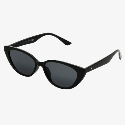 Women's Plastic Cateye Sunglasses - Universal Thread Black: Scratch-Resistant, UV Protection, Recycled Frame - image 2