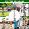 MOEPISY Basketball Ball Storage Rack, 7 Tier Freestanding Basketball Holder - 2 of 4