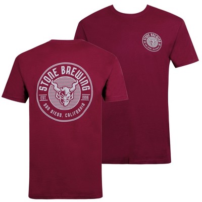 Adult Stone Brewing Criterion Maroon Tee Shirt