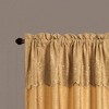 RT Designers Collection Alisa Macrame Rod Pocket Window Room Darkening Panel 54" x 84" Gold - 3 of 4