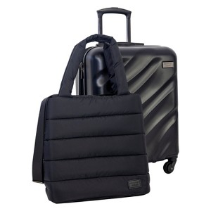Geoffrey Beene Puffer Hardside 2 Pc Luggage Set - 1 of 4