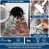 Modern Abstract Rug Non-Slip Kitchen Carpet Ultra-Thin Low Pile Hallway Runner with Non-Shedding Soft Foldable Design for Laundry Entrance - 4 of 4