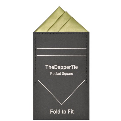 TheDapperTie - Men's Trifecta Triangle Pre Folded Pocket Square