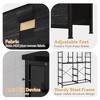 Dresser for Bedroom with 12 Drawers, 5 Side Pockets & 2 Hooks, Storage Drawer Organizer w/Metal Frame, Wooden Top - 3 of 4