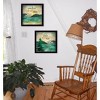 Gulches 2-Piece Vignette By Marla Rae, Printed Wall Art, Ready To Hang Framed Poster, Black Frame(The Lake is Calling Collection) - 4 of 4
