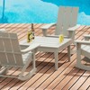 WestinTrends Outdoor Patio Modern Adirondack Coffee Table - 2 of 3