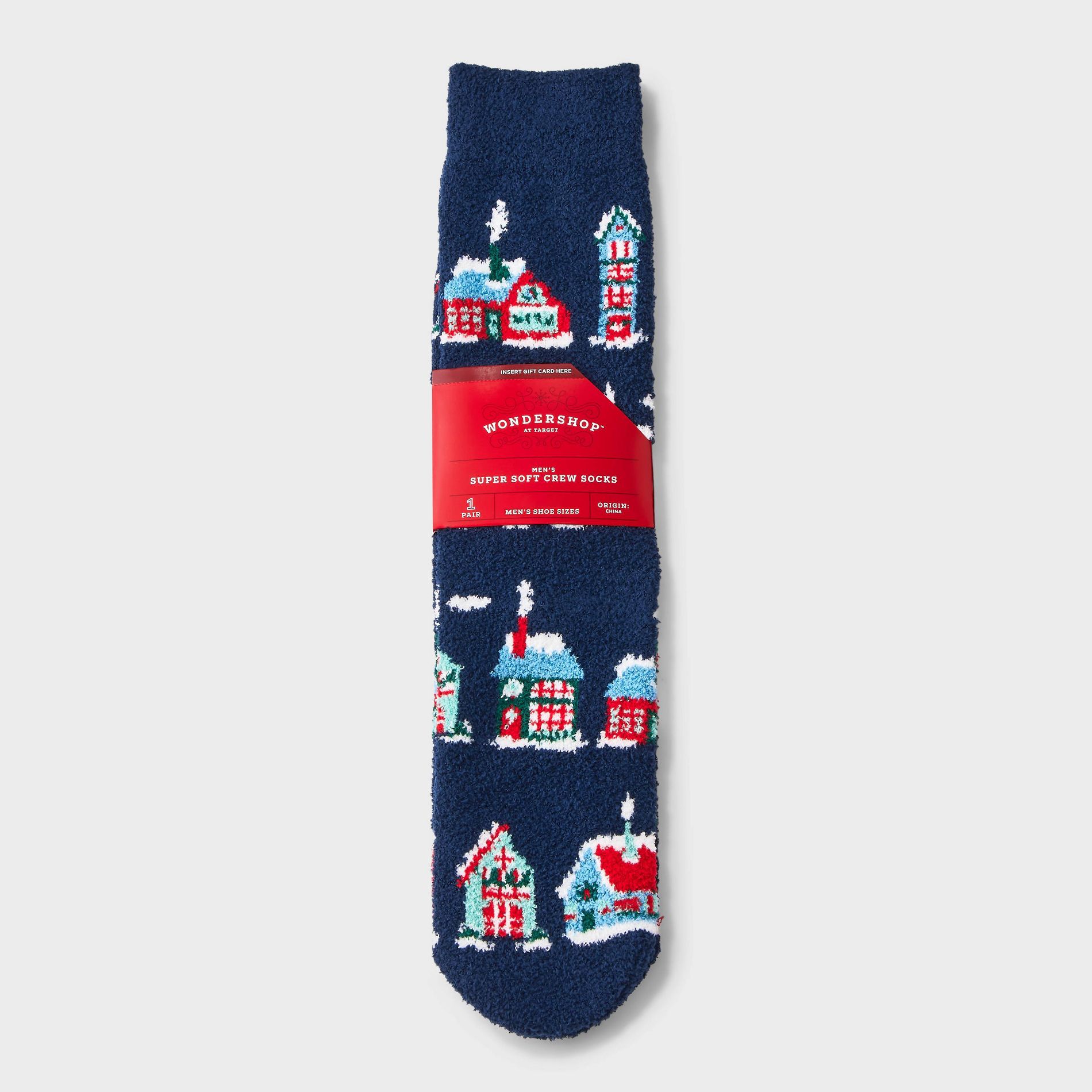 Men's Cozy Crew Socks - Wondershop™ -  6-12