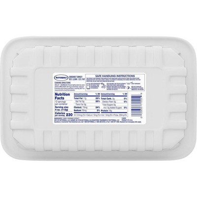 Butterball 85/15 Ground Boneless Turkey - 3lbs