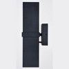 Vaxcel Lavage 2 - Light Wall Light in  Textured Black - 4 of 4