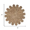 Natural Jute Abstract Geometric Hand Braided Area Rug - 3 of 4
