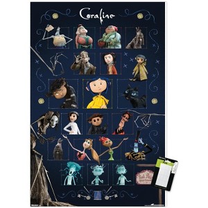Trends International Coraline - Grid Unframed Wall Poster Prints - 1 of 4