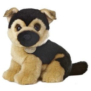 Aurora Medium German Shepherd Pup Miyoni Tots Adorable Stuffed Animal Brown 11" - 1 of 4