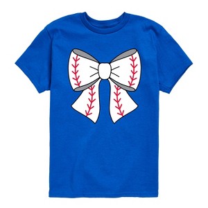 Boys' - Instant Message - Baseball Bow Short Sleeve Graphic T-Shirt - 1 of 4