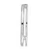 Black Bow Jewelry Sterling Silver & Blue Topaz Stackable Expressions Large Slide, 29mm - 2 of 4