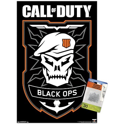 Trends International Call Of Duty: Black Ops 4 - Logo Unframed Wall ...