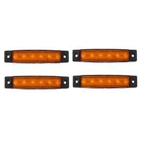 Unique Bargains Waterproof Car Golf Cart Exterior Interior Under Glow Wheel Lights 4 Pcs - 1 of 4