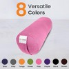 Sol Living Yoga Bolster Pillow with Removable Cover Rectangle - 4 of 4