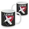 Lewis University Secondary Logo Ceramic Coffee Mug Novelty Gift Mugs for Coffee Tea and Hot Drinks 11oz White - 4 of 4