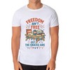 Independence Day T-Shirt Men's Freedom Isn't Free Snacks Novelty Tee - 2 of 4