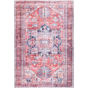 Serapi SEP389 Machine Washable Skid Resistant Power Loomed Indoor Rugs - Safavieh - 1 of 4