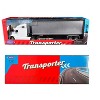 Freightliner Columbia Truck White with Gray Container 1/32 Diecast Model by Welly - 3 of 3