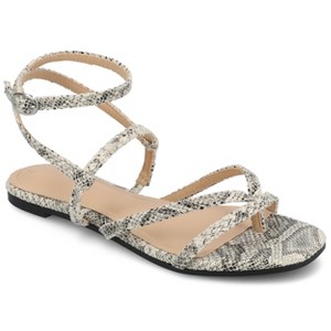 Journee Women's Serissa Flat Sandals - 1 of 4
