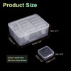 Unique Bargains PP Bead Craft Jewelry Storage Organizing Boxes with Hinged Lid 6.5" x 5" - 2 of 4