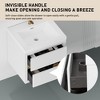 SEVOBAL Bathroom Storage Cabinets, Floating Bathroom Storage Cabinet, Soft Close Drawers, Wall Mounting, White, 23.62"*19.69"*22.44" - 3 of 4
